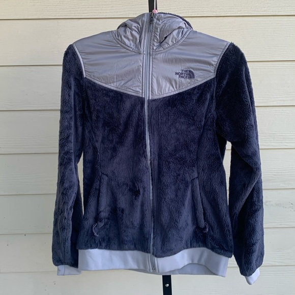 The north face oso fuzzy full zip hooded jacket Womens small - Picture 1 of 10